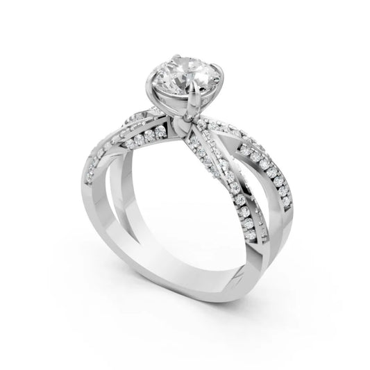 TwinGrace Diamond Bridal Set White Gold