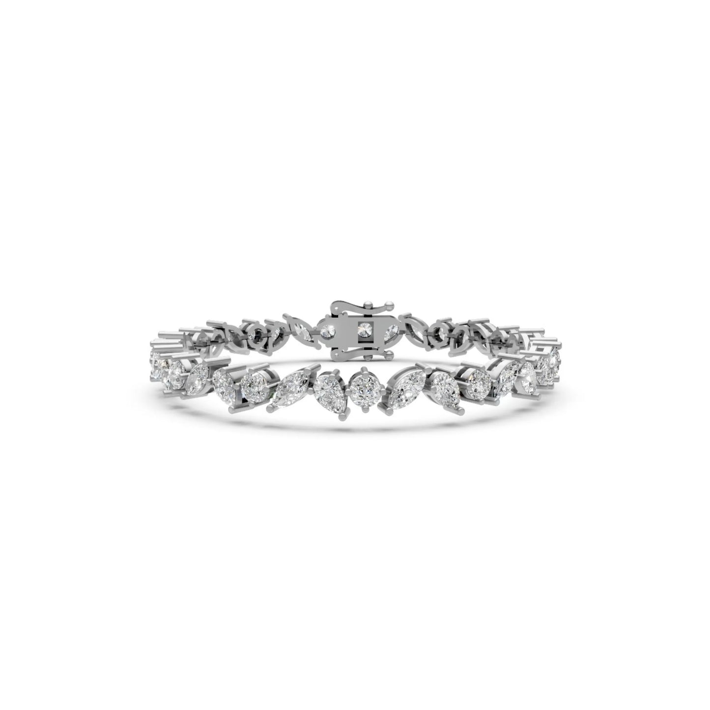 Pear Shape Diamond Bracelet