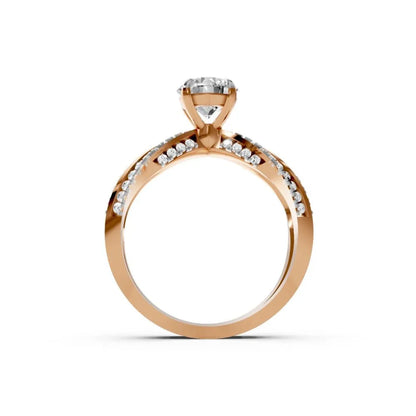 TwinGrace Diamond Bridal Set Rose Gold