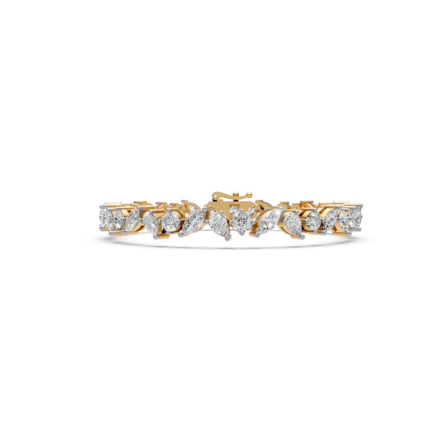 Pear Shape Diamond Bracelet