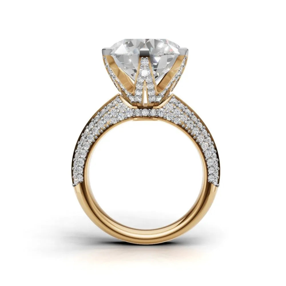 Celeste Shine Solitaire RingYellow Gold
