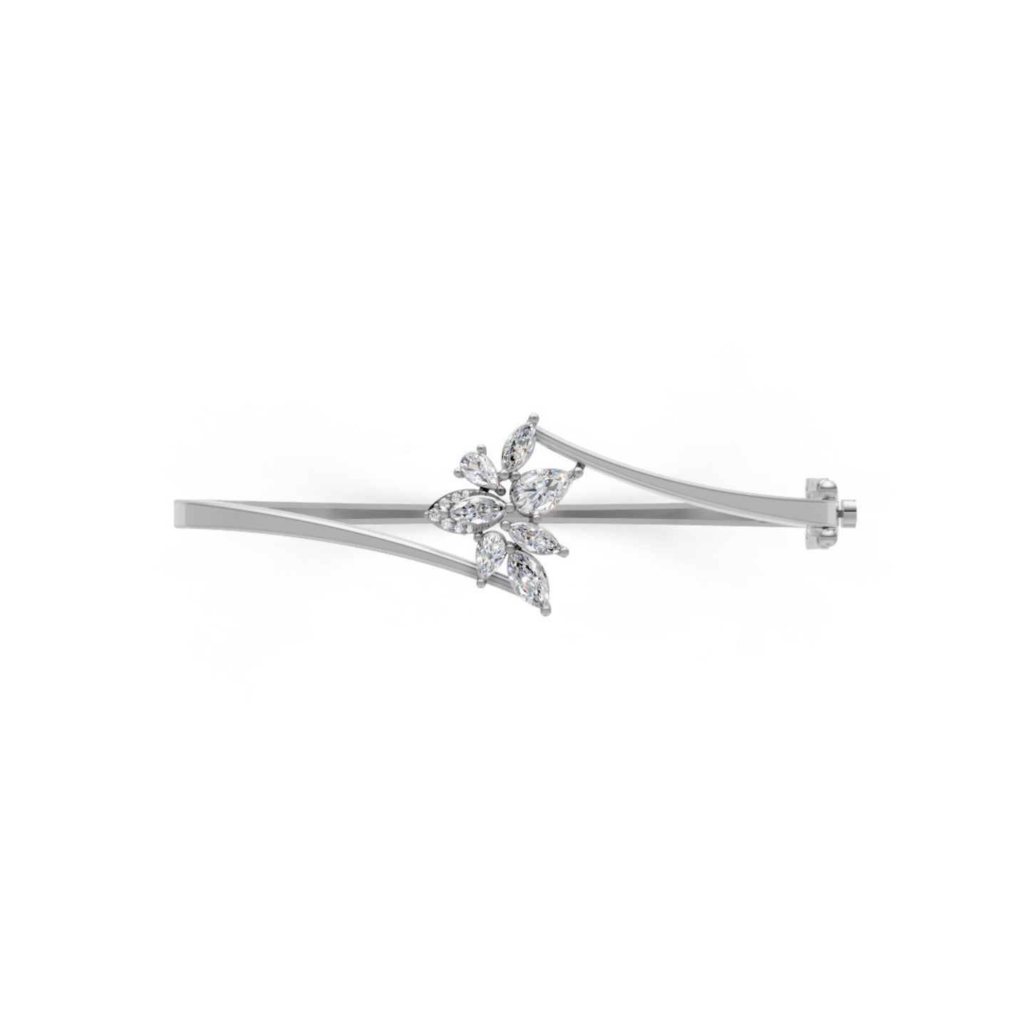 Floral Diamond Bracelet