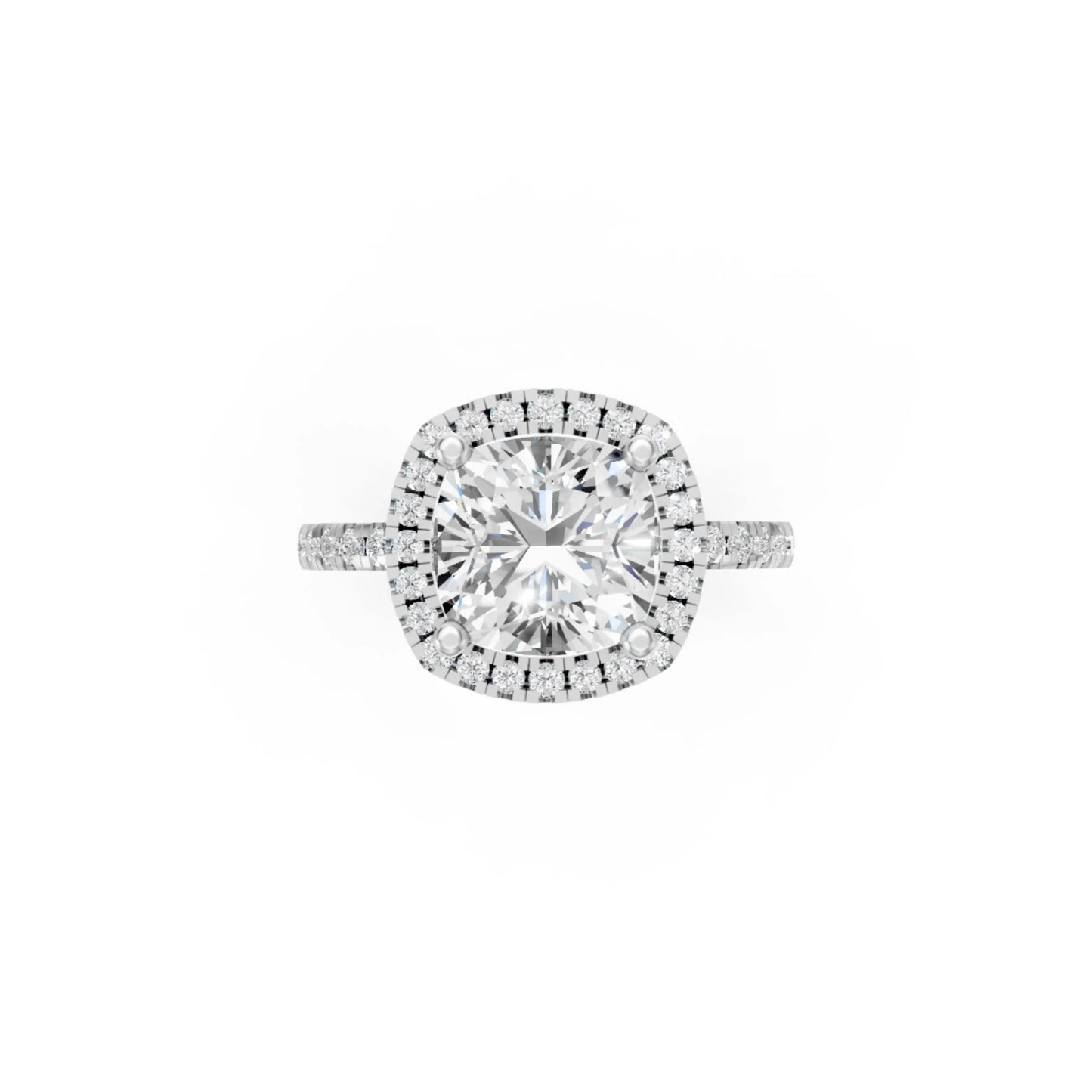 Timeless Bloom Solitaire Ring White Gold