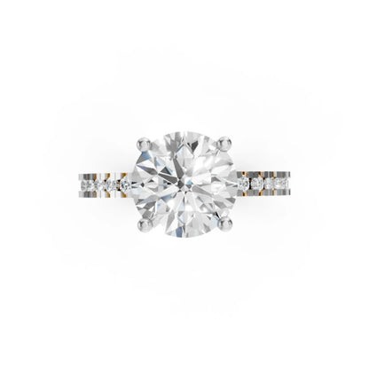 PureGlow Pavé Band Ring Rose Gold