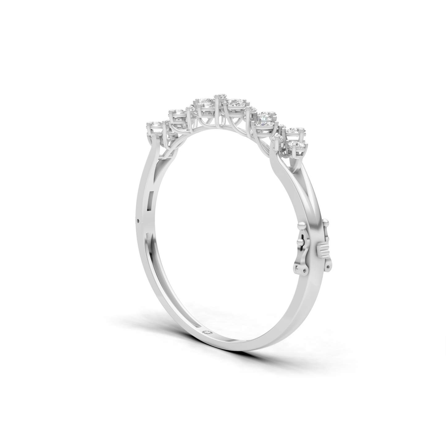 Exquisite Round and Marquise Diamond Bracelet