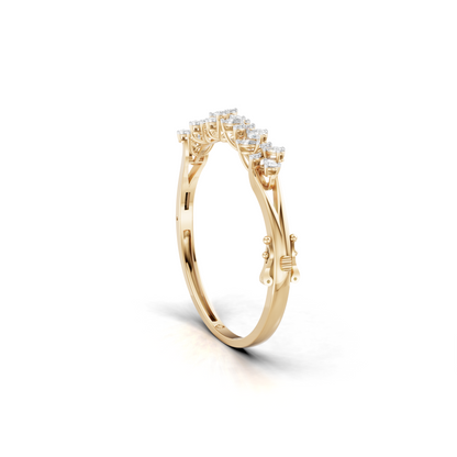 Exquisite Round and Marquise Diamond Bracelet